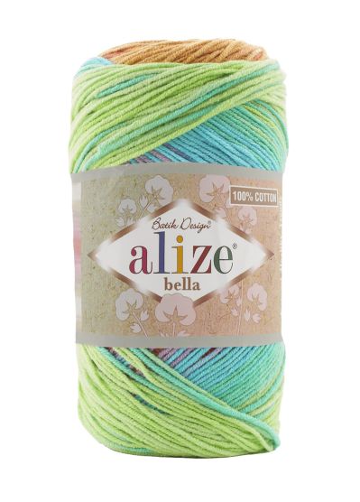Alize Příze Bella batik 100 - 4530 barevný melír