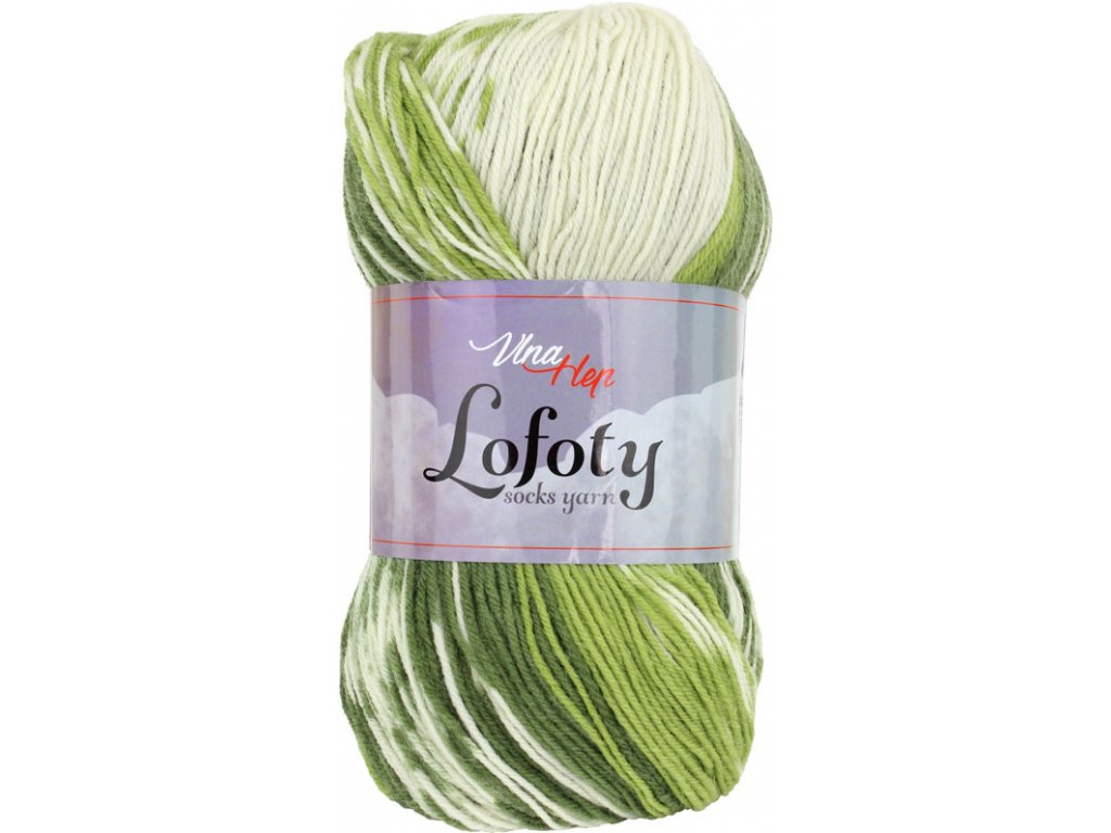 Vlna-hep Lofoty - 7807 zelená
