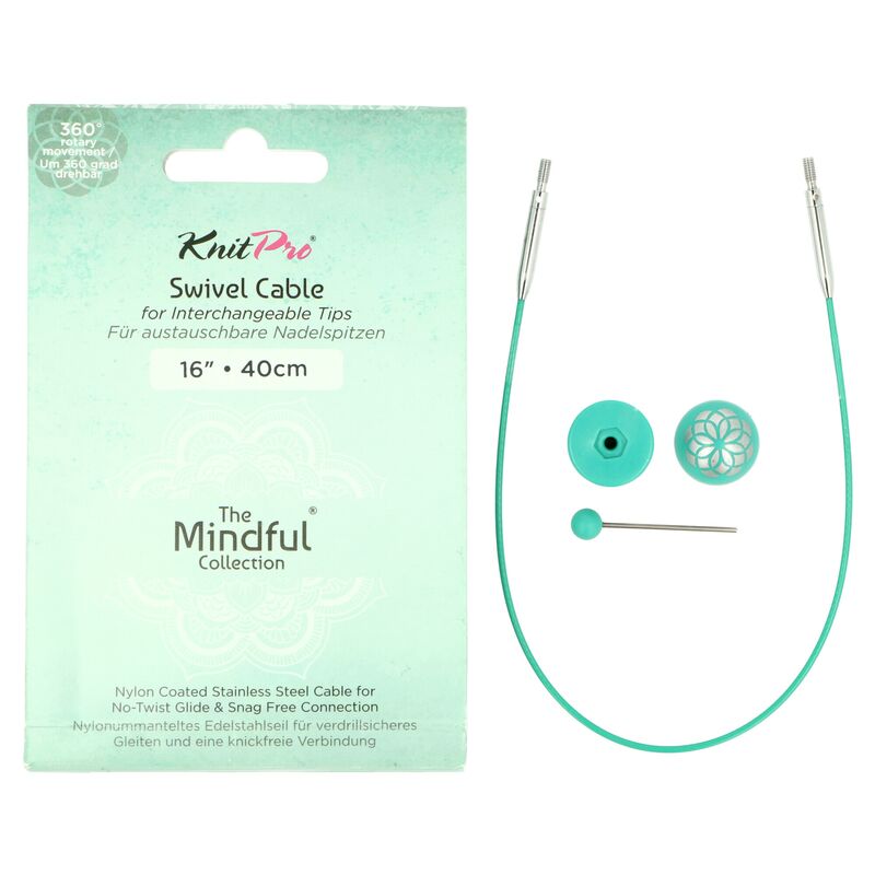 KnitPro Mindful otočné lanko 20cm