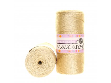 Maccaroni PP Macrame 44 zlato-béžová