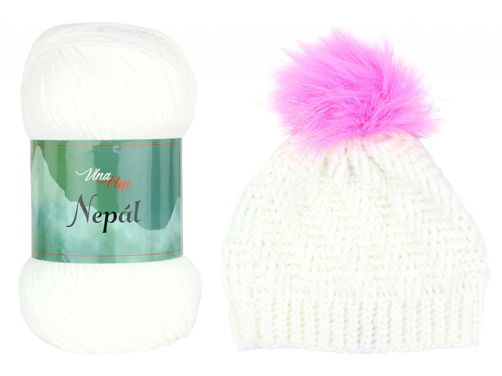 Vlna-hep Nepál 6002 bílá