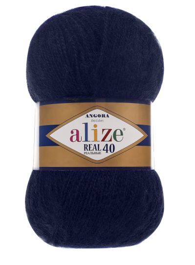Alize Angora real 40 - 58 tmavě modrá