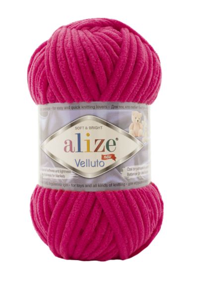 Alize Velluto 798 cyklámen