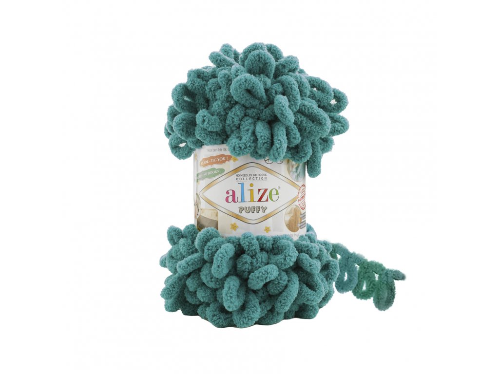 Alize Puffy 847 smaragdová