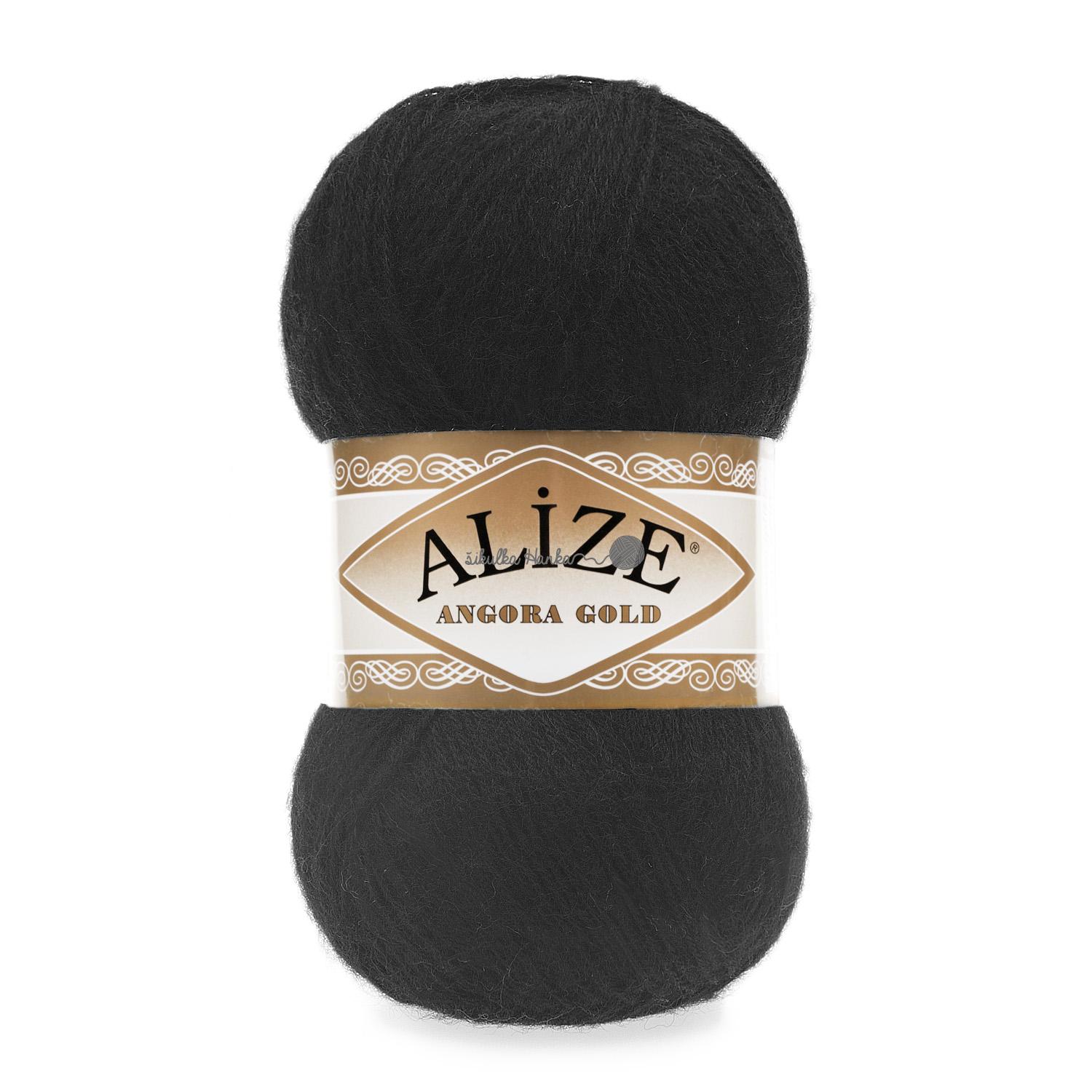 Příze Alize Angora gold 60 černá