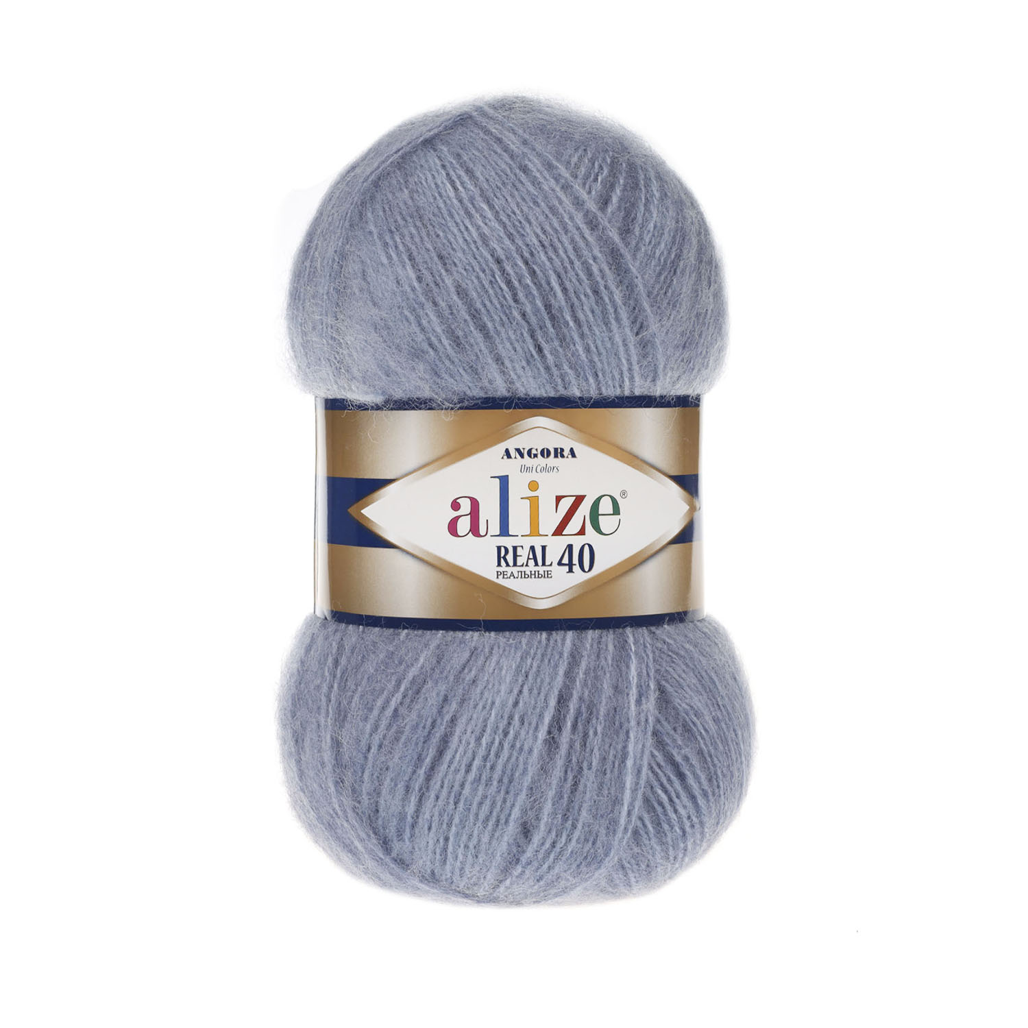 Alize Angora real 40 - 221 jeansově šedá