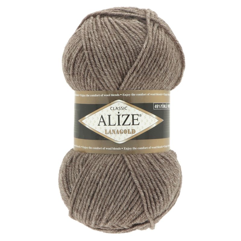 Alize Lanagold classic 240 hnědá melange