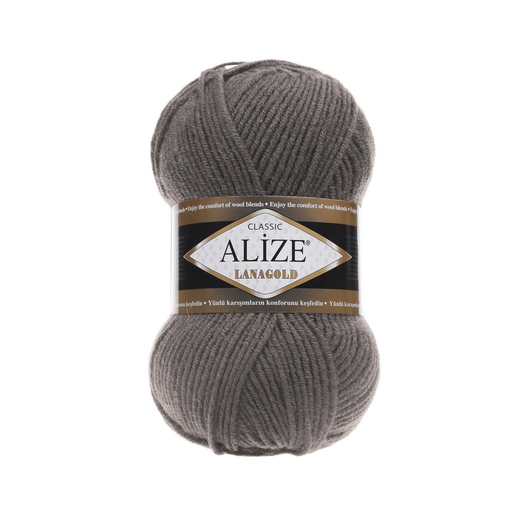Alize Lanagold classic 348 kouřově šedá