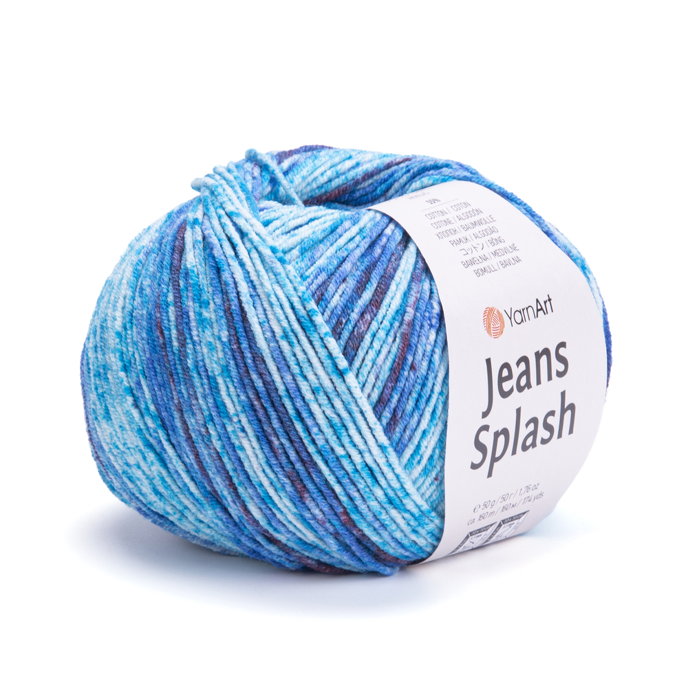 YarnArt Jeans Splash 944 modrá