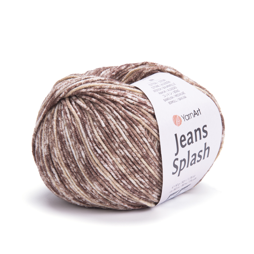 YarnArt Jeans Splash 945 hnědá