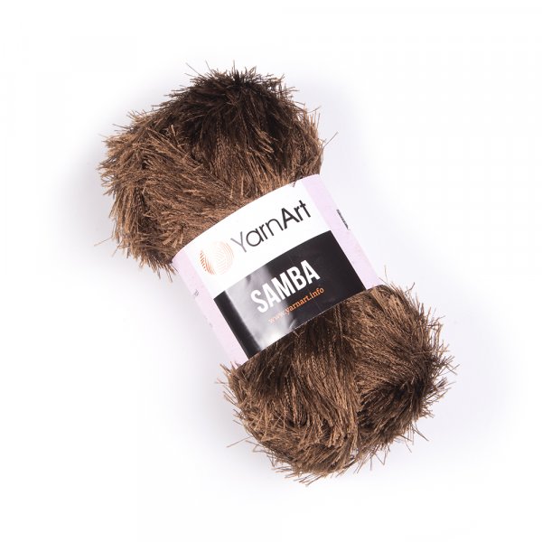 YarnArt Samba 2034 tmavě hnědá