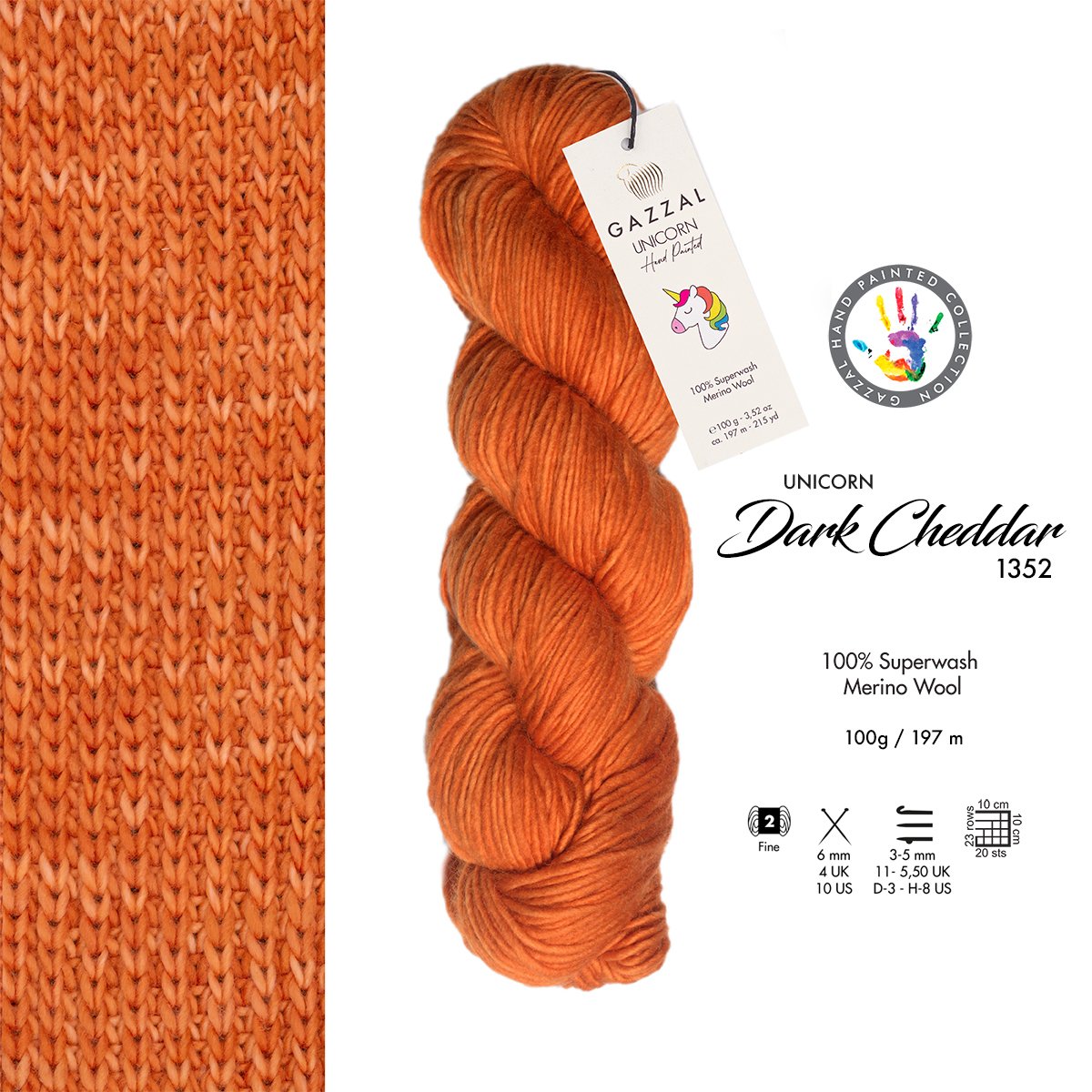 Gazzal Unicorn 1352 oranžová