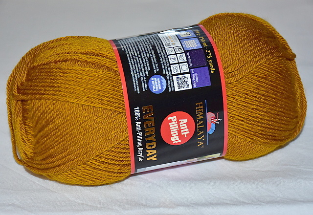 Himalaya Příze Everyday 70074 tmavá hořčice