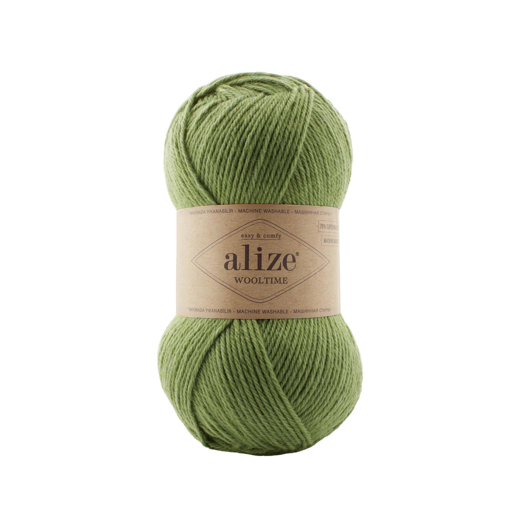 Alize Příze Wooltime 139 zeleno-žlutá