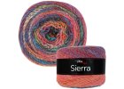 Vlna-hep Sierra Color 7204 červeno-barevná