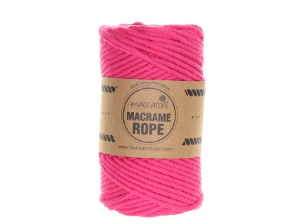 Rope 4mm - 505 malinová