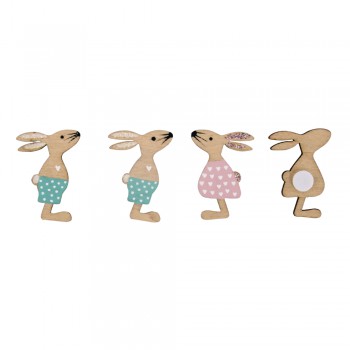 Velikonoční dekoce - zajíc v kraťasích