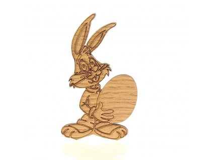 Dekorace Velikonoční zajíc s vajíčkem