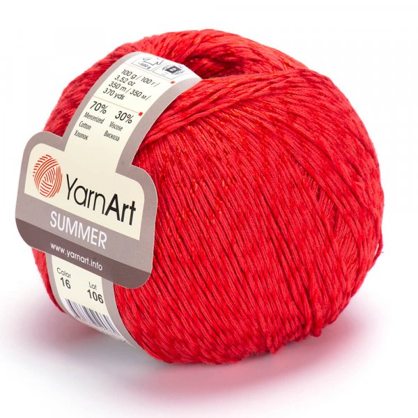 YarnArt YARN ART Summer 16 červená