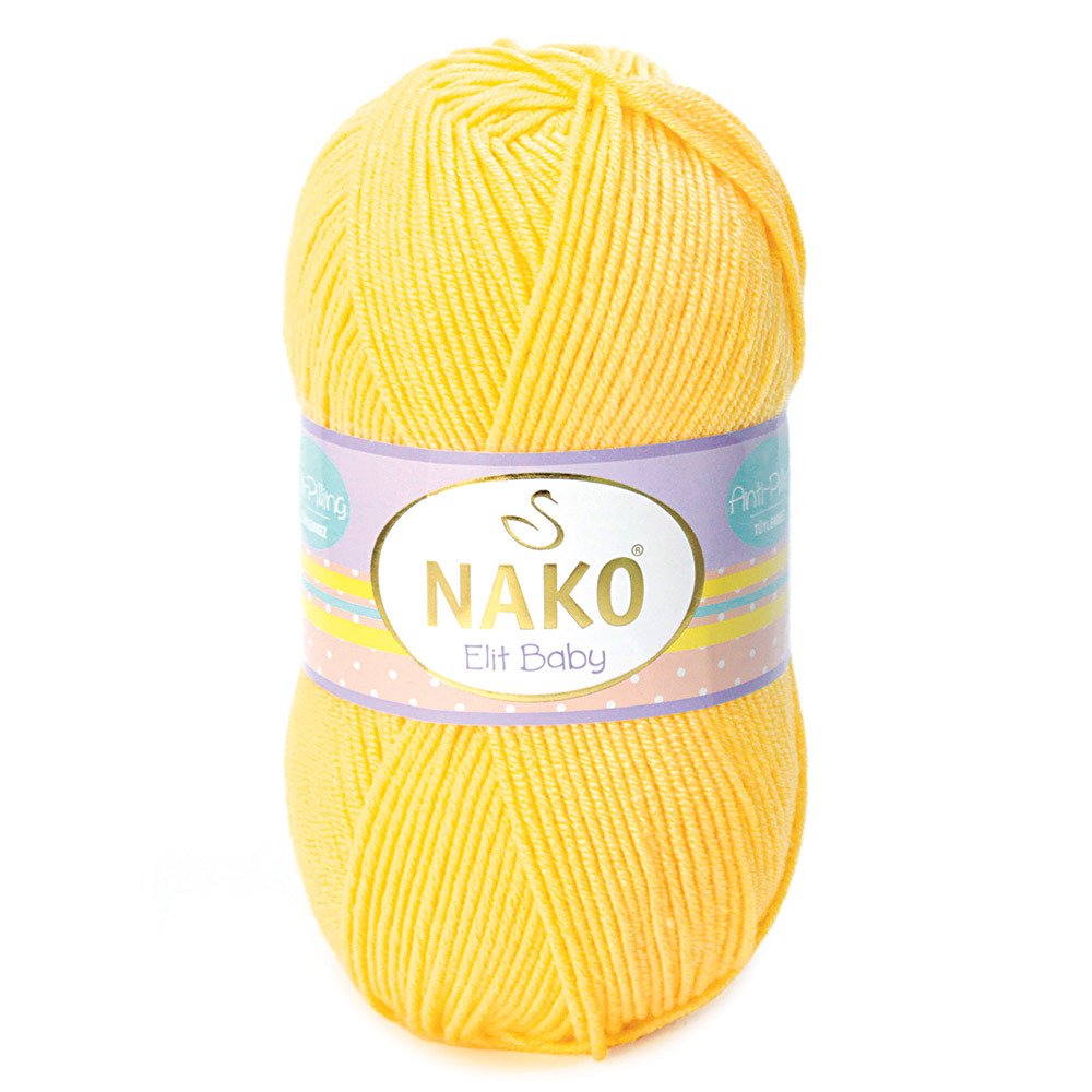 Nako Příze Elit baby 2857 žlutá