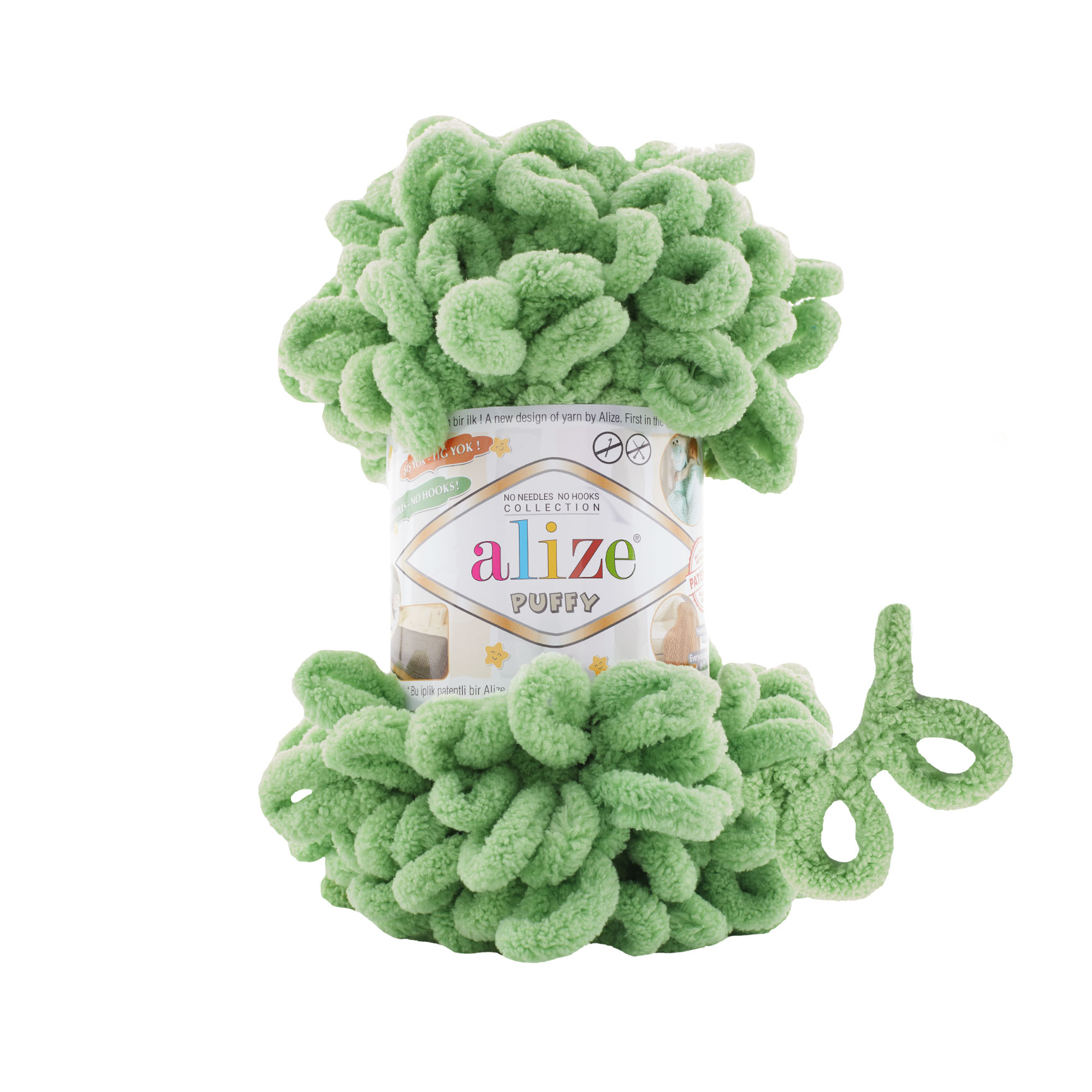 Alize Puffy 103 zelené jablko