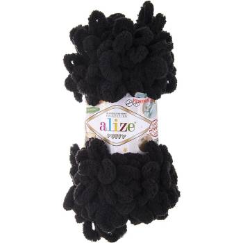 Alize Puffy 1060 černo-hnědá