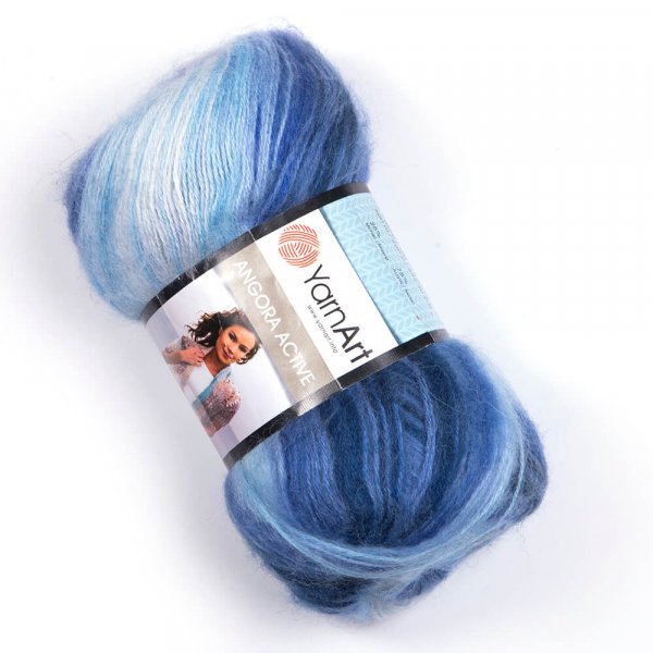 YarnArt Příze Yarn Art Angora active 842 modrá