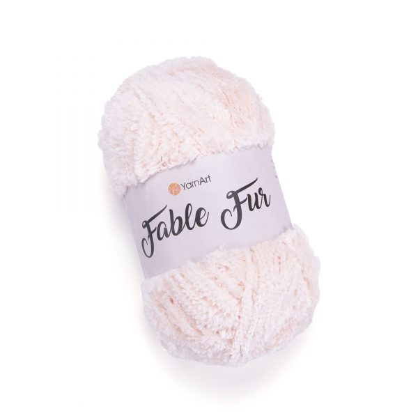 YarnArt Fable Fur 976 - světlounká růžová