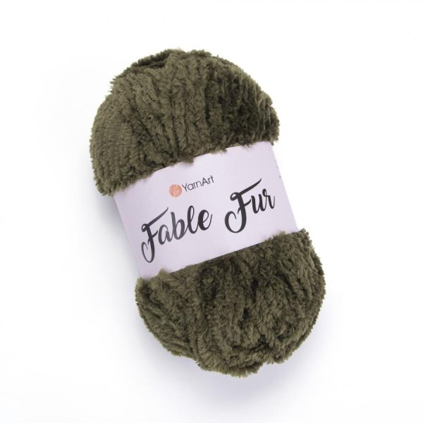 YarnArt Fable Fur 982 - khaki