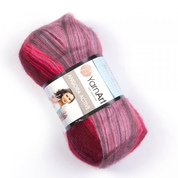 YarnArt Příze Yarn Art Angora active 841 vínová