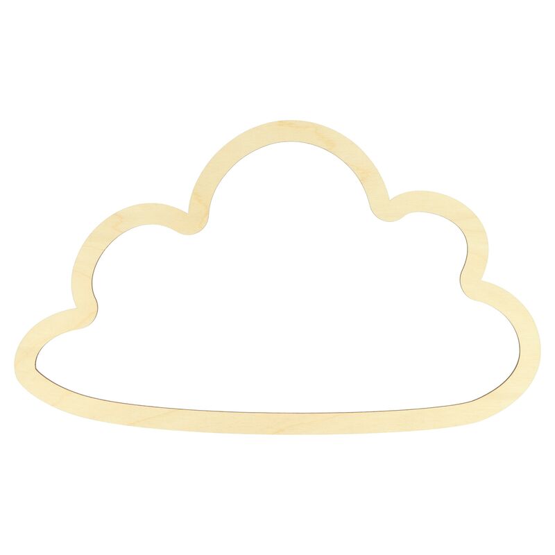 Šablona na macrame - obláček obrys 25x15cm