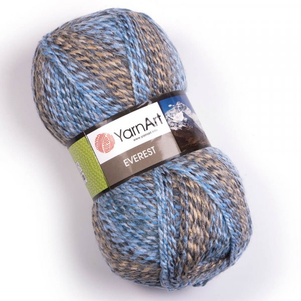 YarnArt Příze Everest 7030 modro-šedá