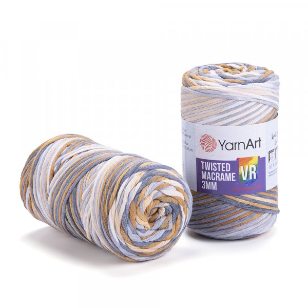 YarnArt Twisted Macrame 3mm rozčesávací VR 918