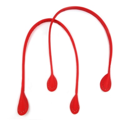 Ucha z eko kůže červená