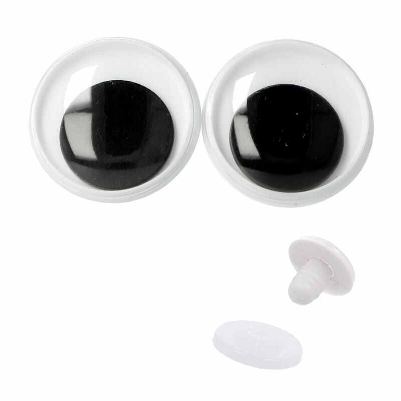 Bezpečnostní oči pohyblivé 15mm