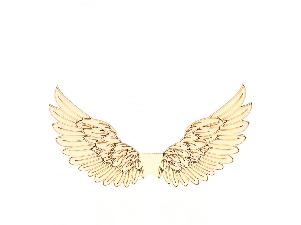 Dekorace andělská křídla 25 - 15cm