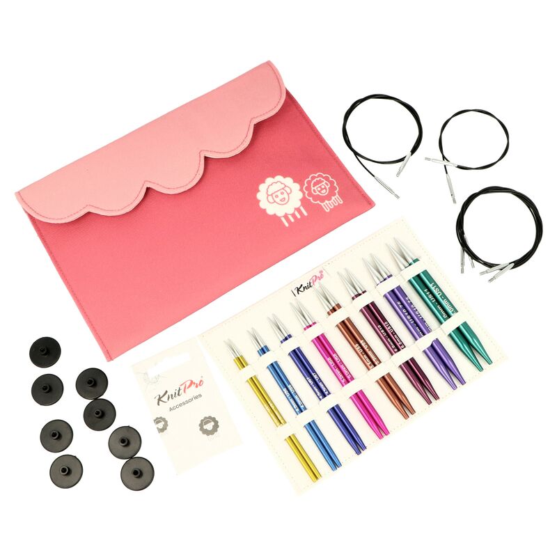 Sada jehlic - KnitPro Zing de lux vyměnitelné