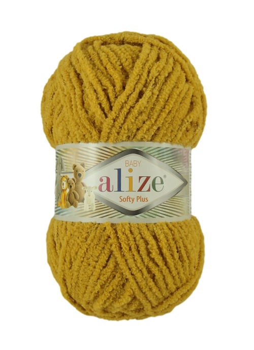 Alize Softy plus 02 hořčicová