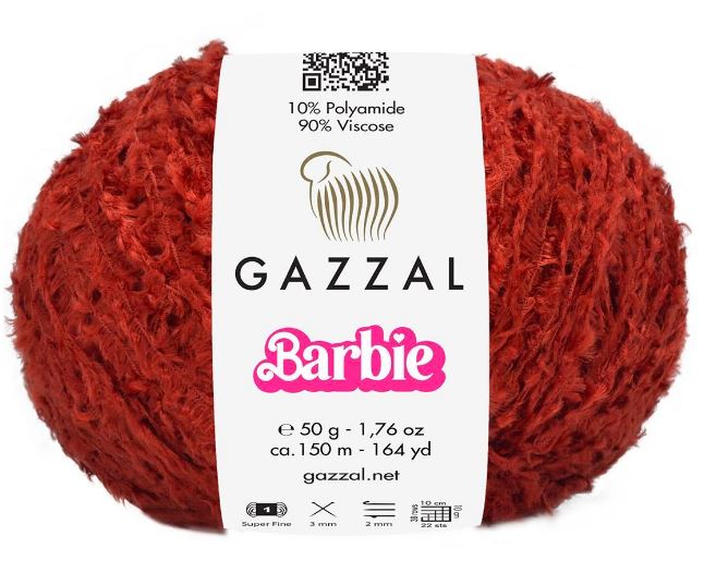 Gazzal Příze Barbie 10713 tmavě cihlová