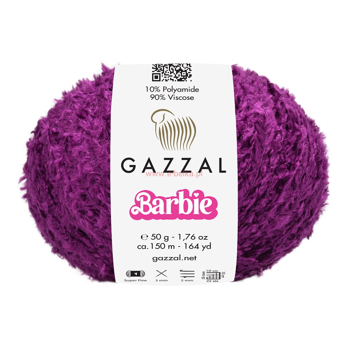 Gazzal Příze Barbie 10722 tmavší fuchsie