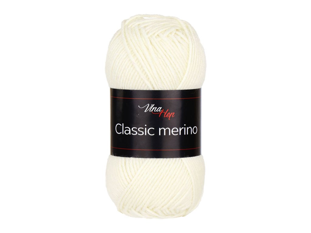 Vlna-hep Classic merino - 61005 smetanová