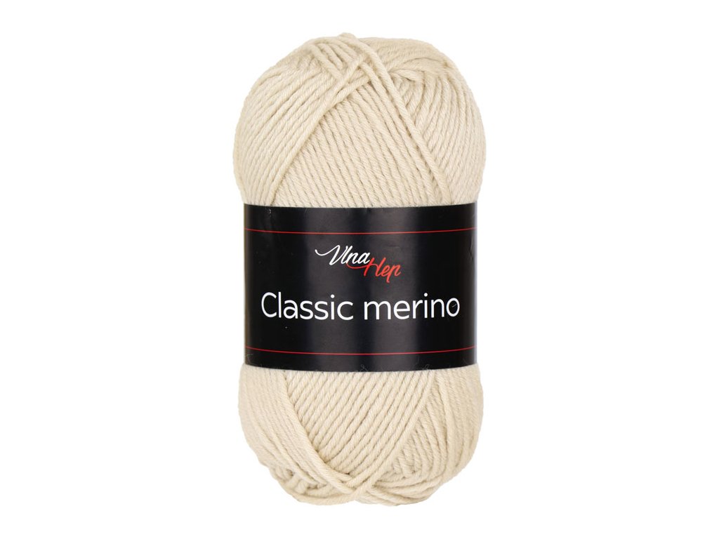 Vlna-hep Classic merino - 61007 světle béžová