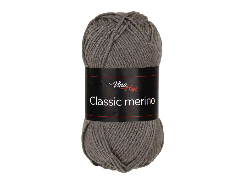 Vlna-hep Classic merino - 61029 tmavě šedá