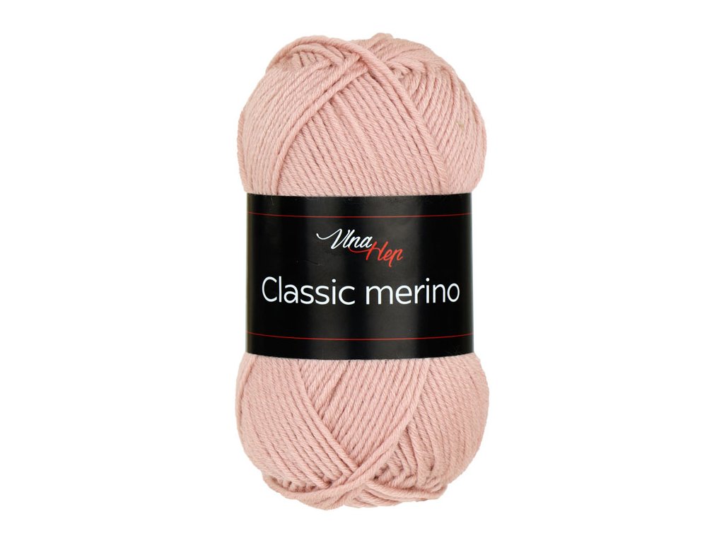 Vlna-hep Classic merino - 61066 pudrová