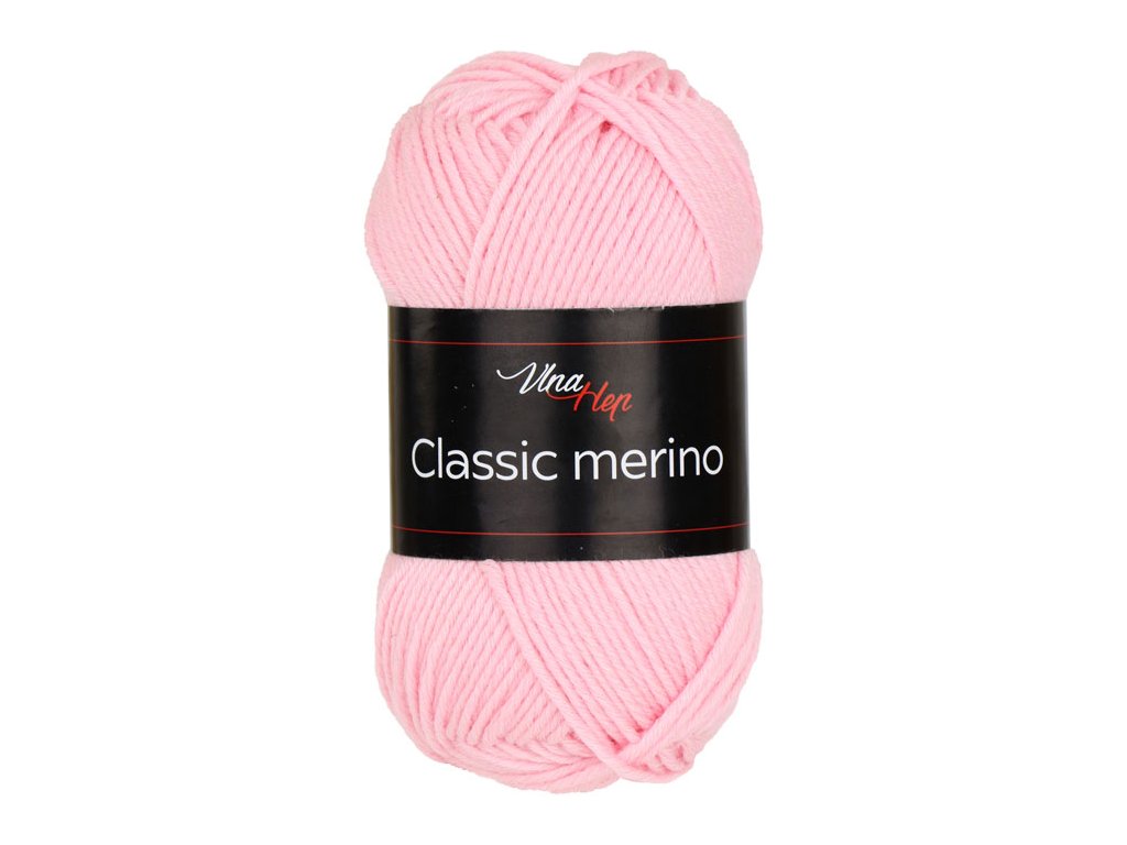 Vlna-hep Classic merino - 61068 růžová