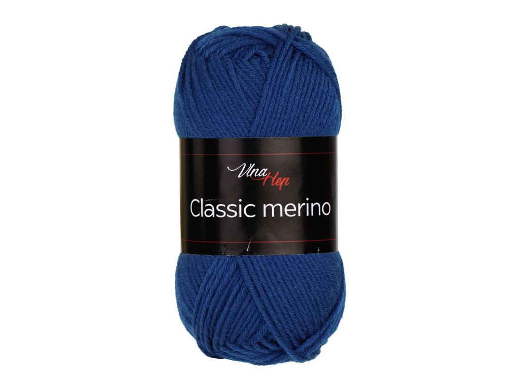 Vlna-hep Classic merino - 61277 tmavá jeansová