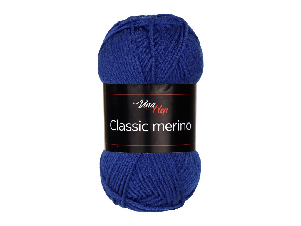 Vlna-hep Classic merino - 61290 půlnoční modrá