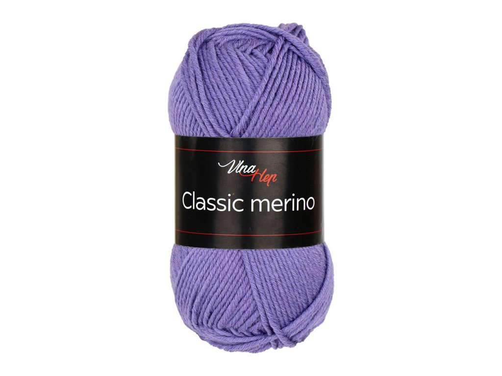 Vlna-hep Classic merino - 61351 fialová