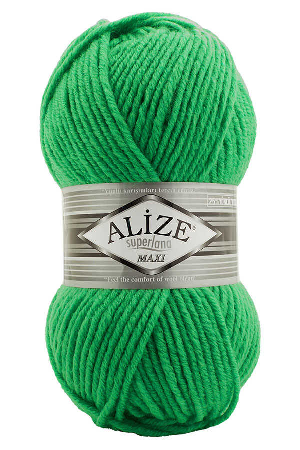 Alize Superlana maxi 455 zelená