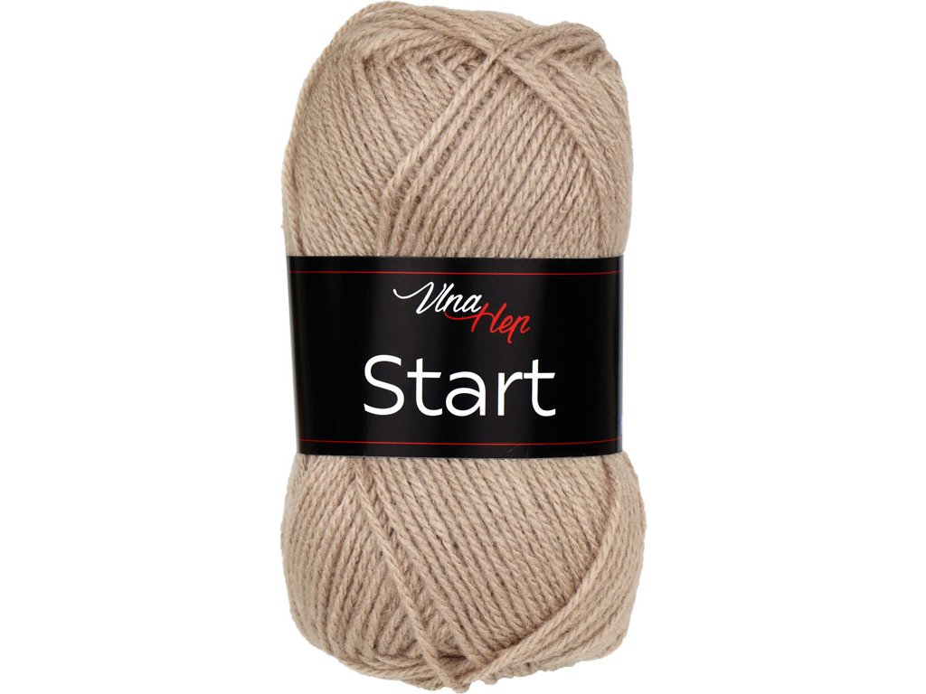 Vlna-hep Start 41012 světle hnědá